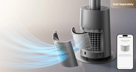 Безлопастной вентилятор Dreame Bladeless Fan MF10 Gold