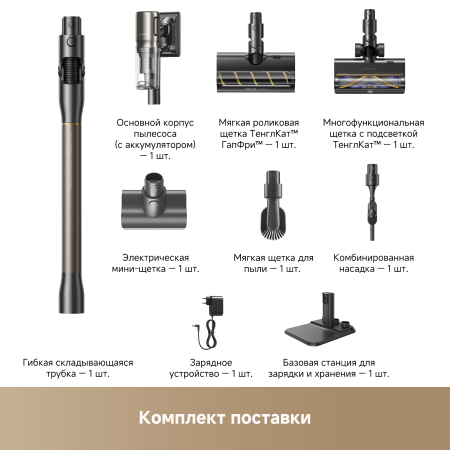 Беспроводной вертикальный пылесос Dreame Cordless Vacuum Cleaner Z40TangleCutFlex