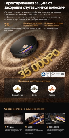 Робот-пылесос Dreame Vacuum Robot X60 Ultra Complete Black