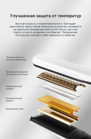 Выпрямитель для волос Dreame Styler Aura Steam Straight White