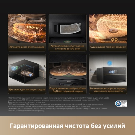 Робот-пылесос Dreame Vacuum Robot X60 Master Black + Беспроводной вертикальный пылесос Dreame Cordless Vacuum Cleaner Z20 Essential